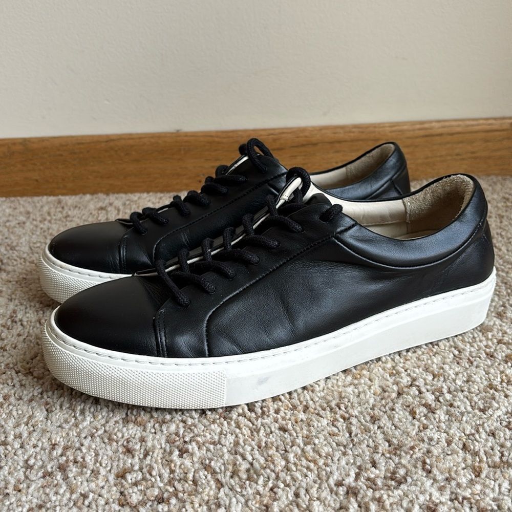 Royal Republiq Women’s Spartacus Core 235 Black Leather Sneakers Eu 39 US 8